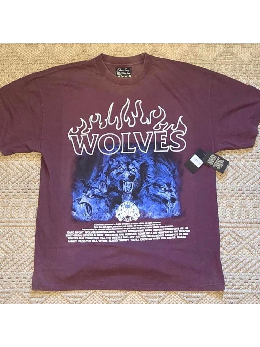 Darc Sport Cerberus V2 Vintage Premium Tee Large NWT